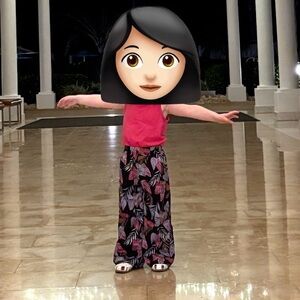 Bright Pink Top with Tropical Leaf Pant Toddler Summer Set